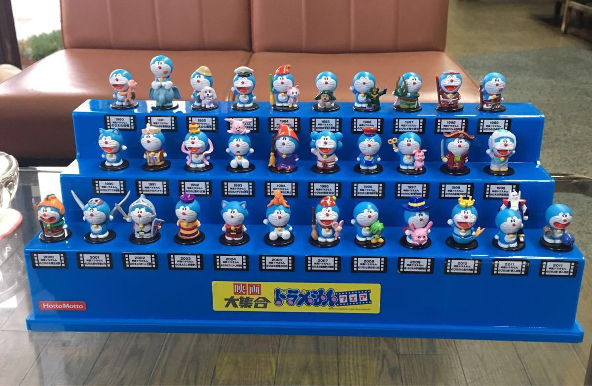 しい映画大集合ドラえもんフィギュアセット、フルセット32個 しい映画