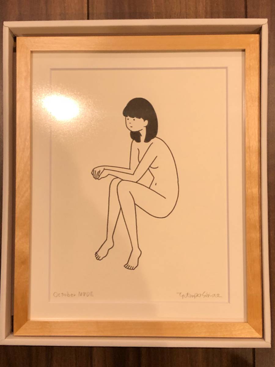 白根ゆたんぽ ドローイング 額装 原画 Yutanpo Shirane | 個展「夏の