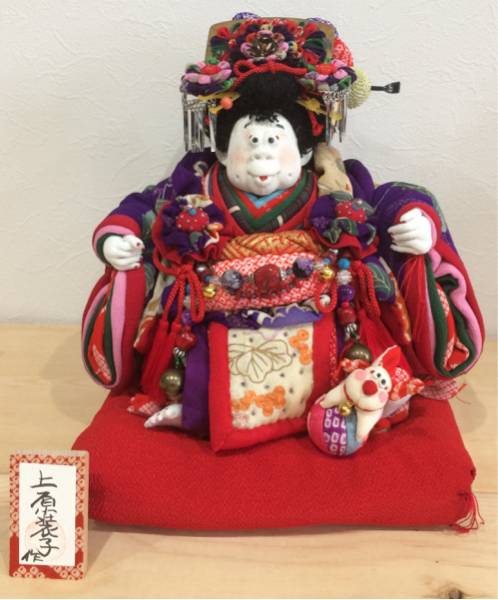 ◇ブス姫 【作家作品】 ぶす姫 ぶす人形 タペストリー 古布 福飾り