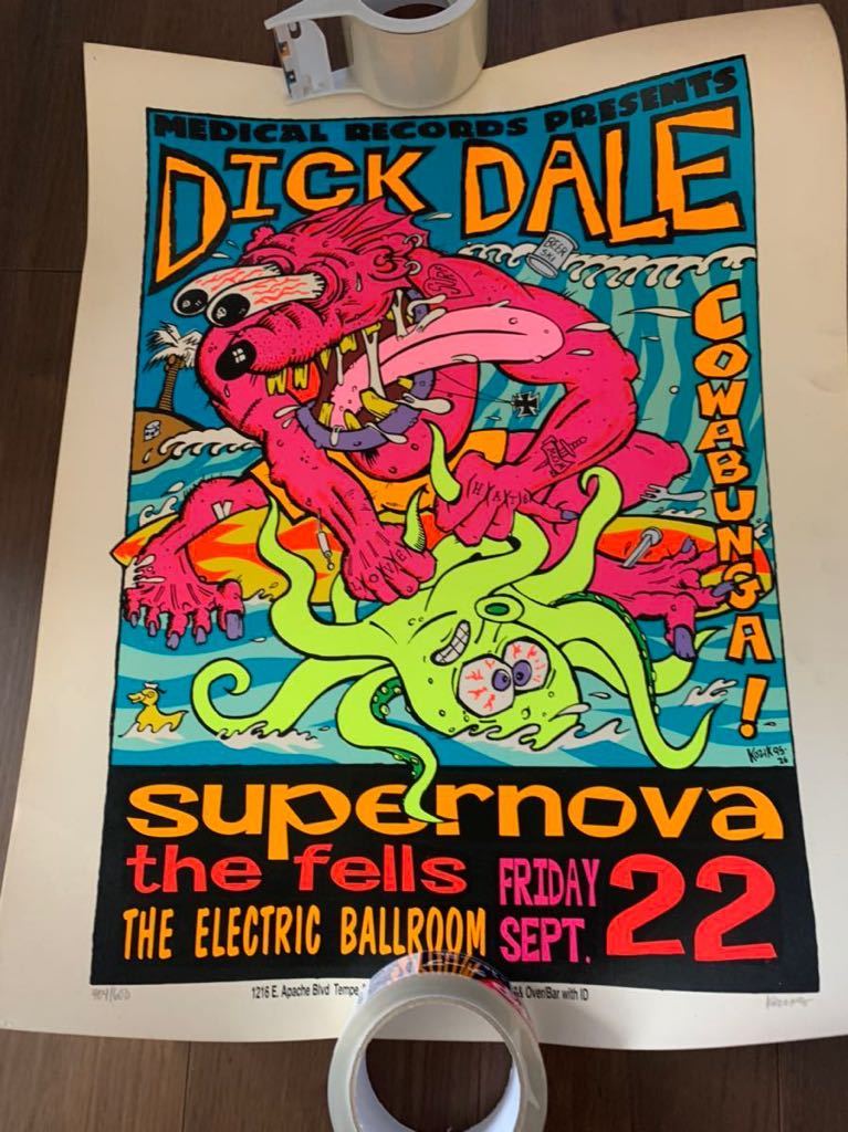 frank kozik / dinosaur jr シルクスクリーンポスター 1992 Dinosaur