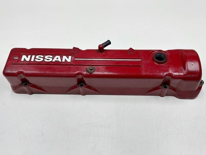 日産 NISSAN OHC L型エンジン L6タペットカバー 結晶塗装 美品 日産L型
