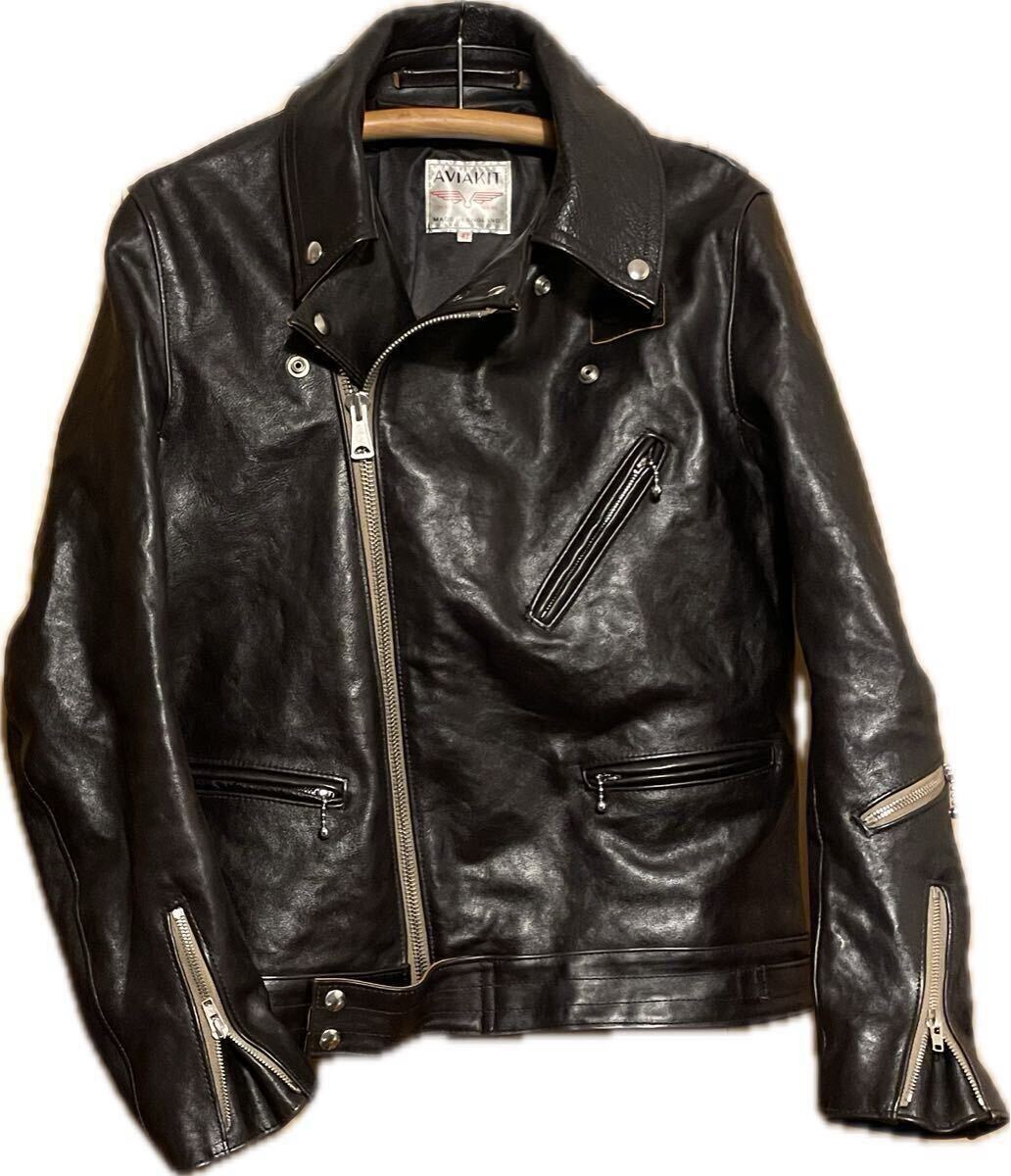 ルイスレザー × リアルマッコイズ ライトニング ディアスキン レザー