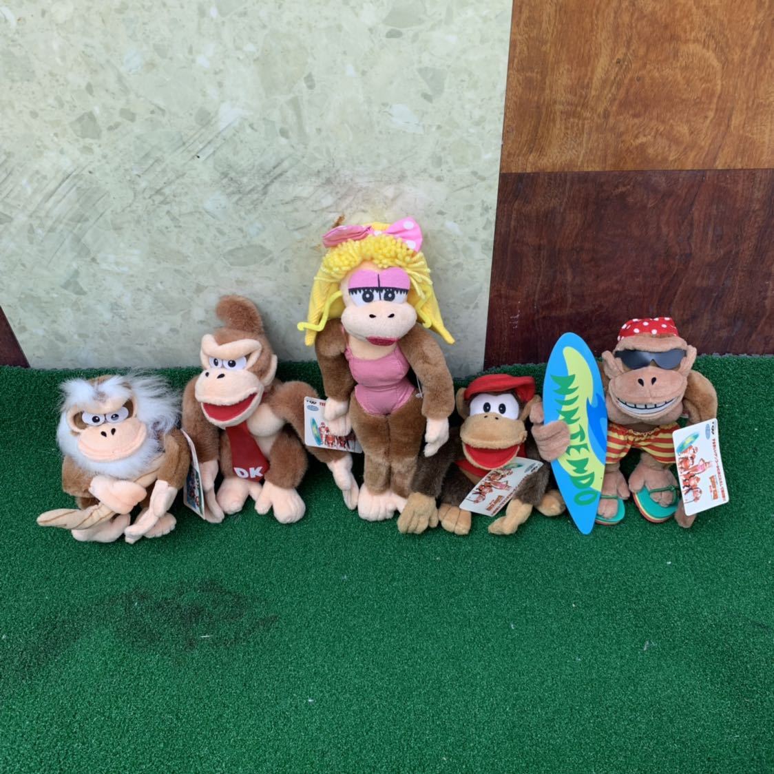 希少 1995年製 ドンキーコング ぬいぐるみ 4個セット 現存数極少【当時