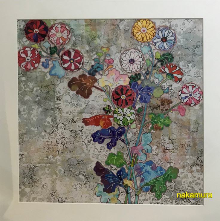 村上隆 「天国への階段から見えるお花畑」Ed.300 サイン入り版画