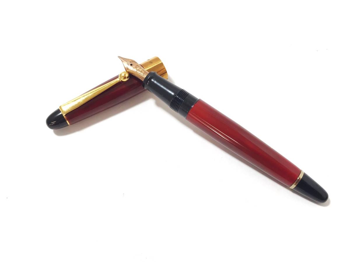 大橋堂 万年筆 螺鈿細工 大橋堂 エボナイト万年筆『野雷』と『礫