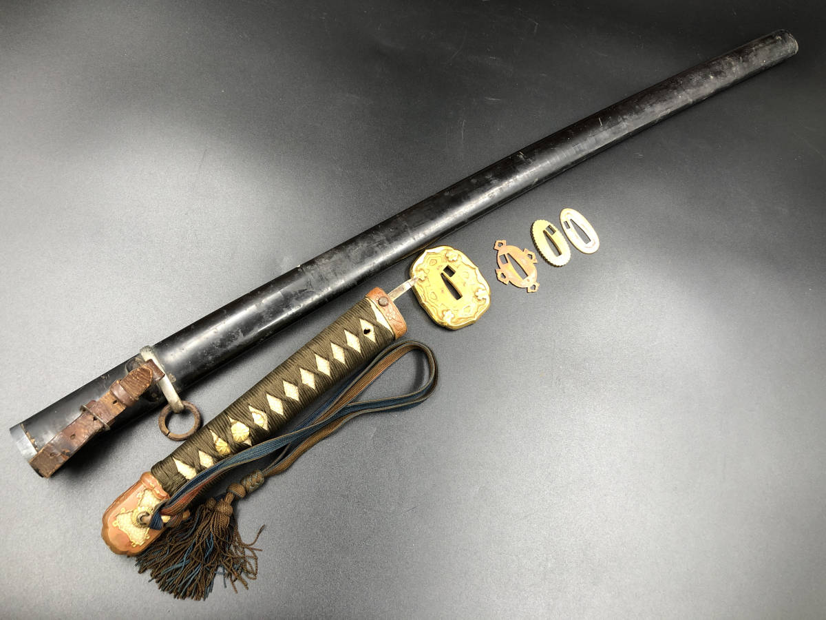 日本軍 陸軍 98式軍刀 部品 パーツ一式 日本軍 陸軍 98式軍刀 部品