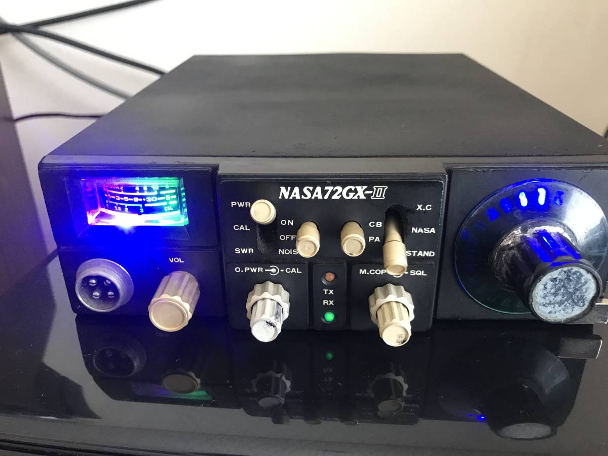 NASA72GX-Ⅱ CB/PA受信機 T-MⅡマイク付き NASA72GX-Ⅱ CB/PA受信機 T
