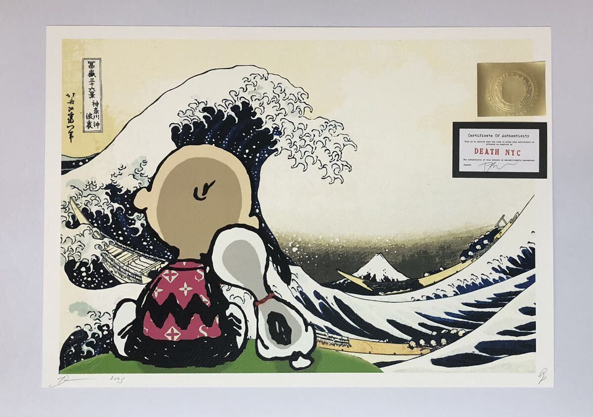 death nyc 世界限定100枚 キースヘリング スヌーピー ピーナッツ NYC DEATH