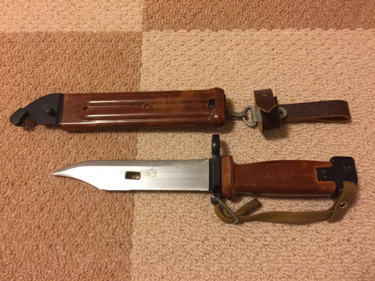 ソ連軍】【ロシア軍】6kh5銃剣レプリカ（実鞘と思われる） ソ連軍