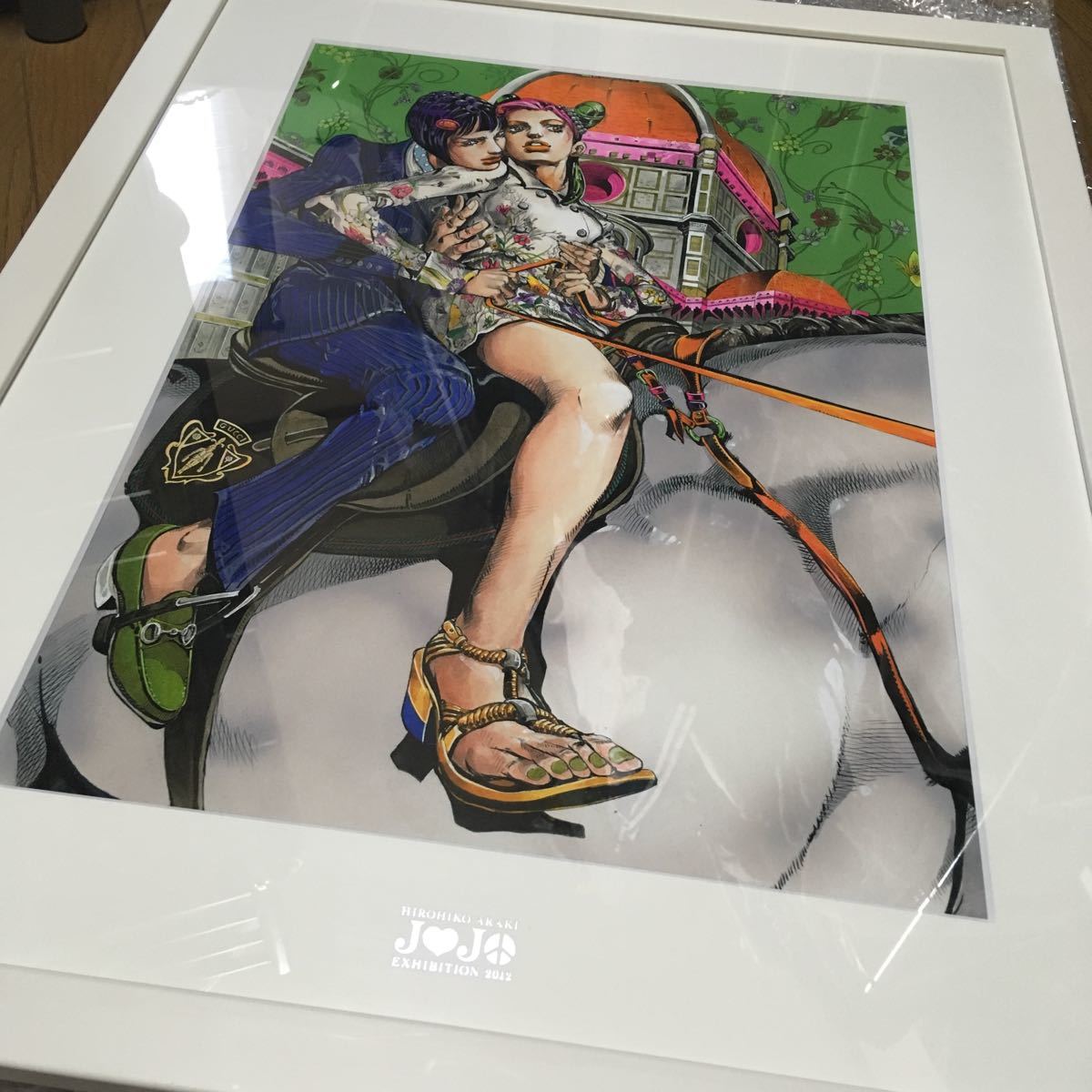 ジョジョの奇妙な冒険 ブチャラティ 空条徐倫 複製原画 ジョジョ展