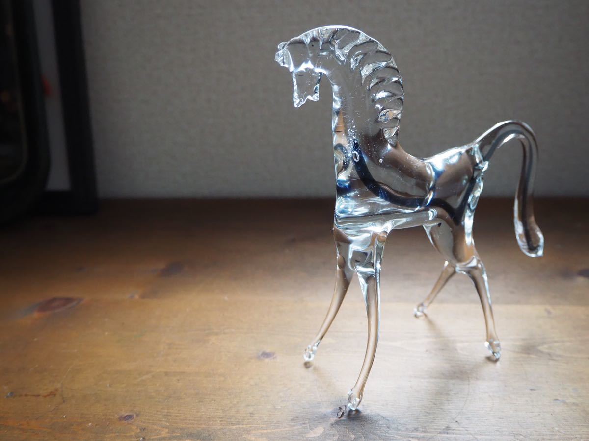 ムラノガラス ムラーノ MURANO GLASS ホースヘッド 馬 ヴェネチアン