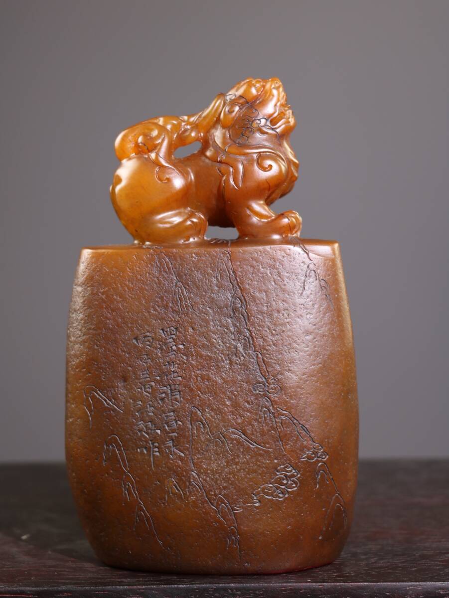 牛の彫刻 小型 彫刻極上根付天然素材アンティーク骨董飾り物古美術置物