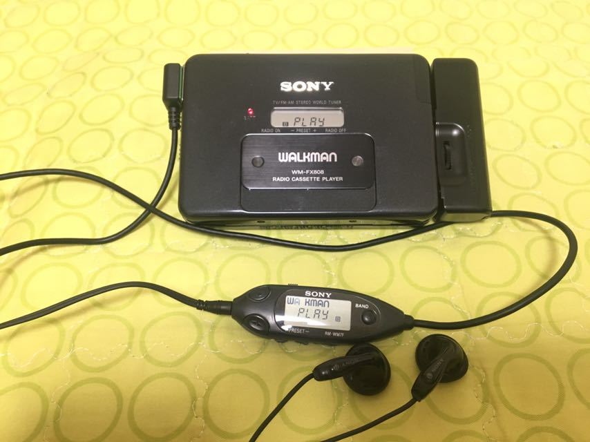 SONY WM-EX88 カセットプレーヤー、動作品、グレー ジャンク品 SONY