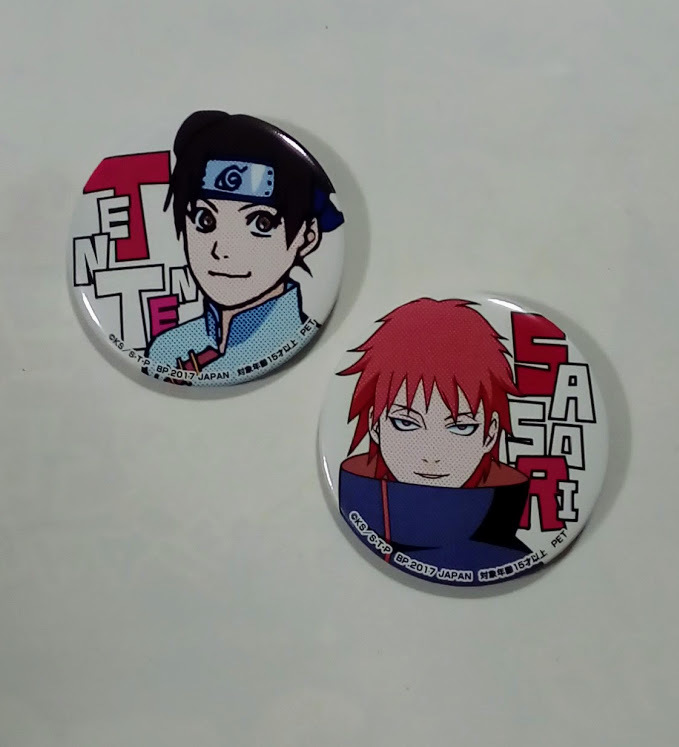 NARUTO ナルト 山中いの 缶バッジ セガ限定 忍界列伝 NARUTO ナルト