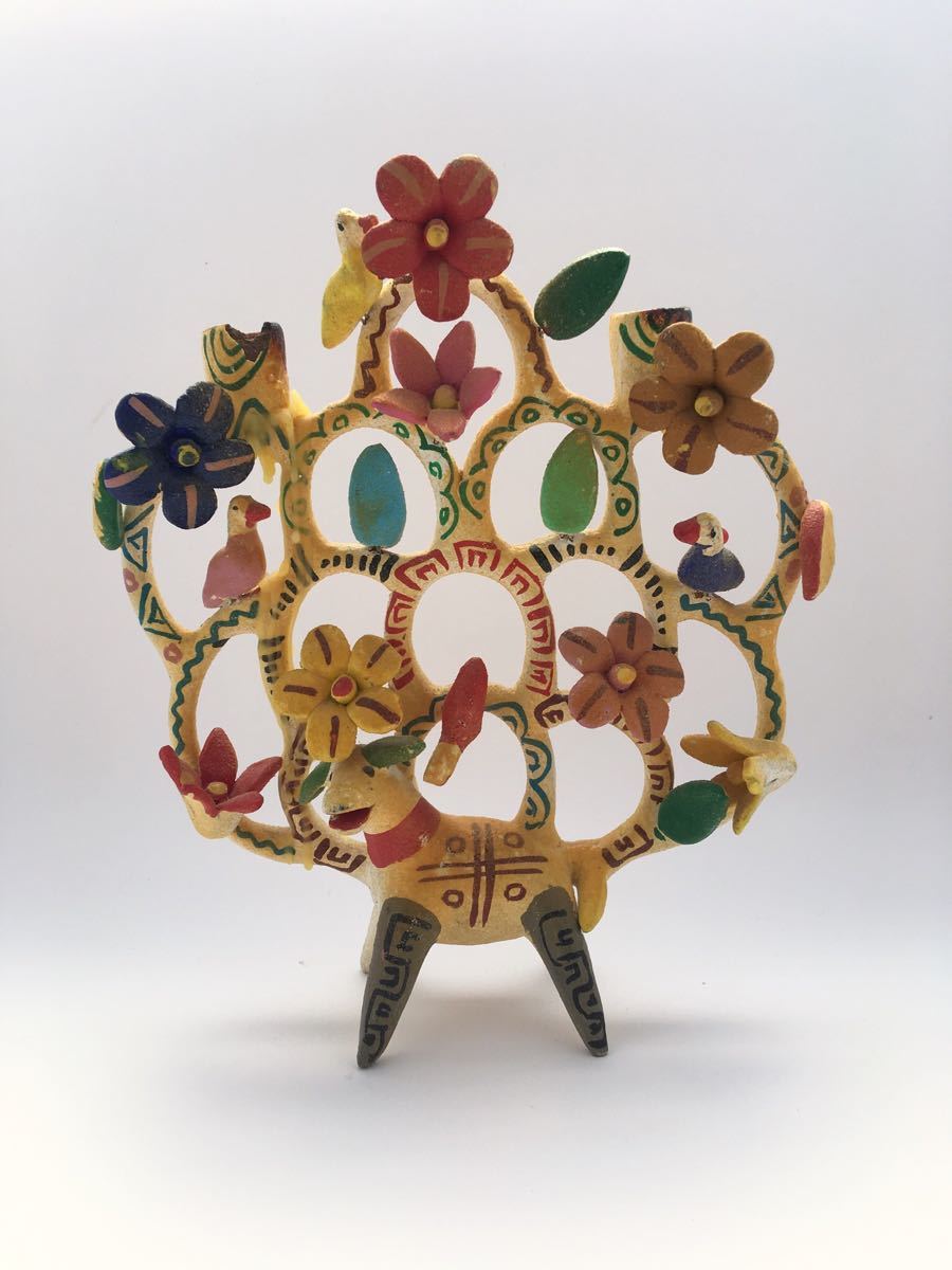 メキシコ 生命の樹 生命の木 ヴィンテージ インテリア雑貨 置物 生命の