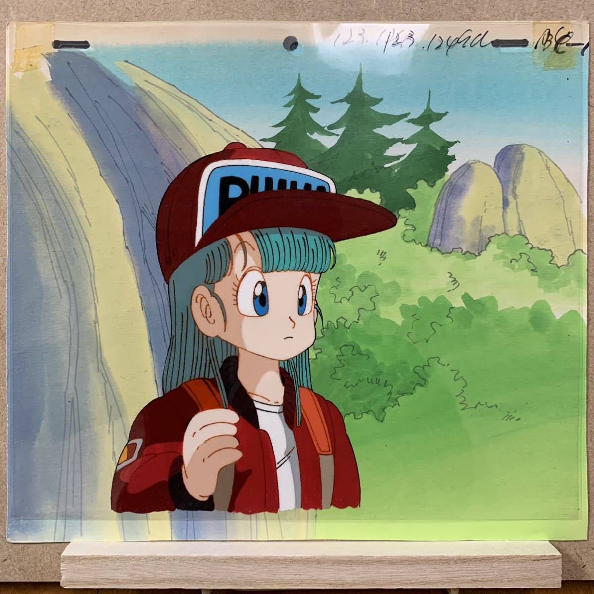 ドラゴンボールZ ブルマ セル画(動画貼り付き) 鳥山明