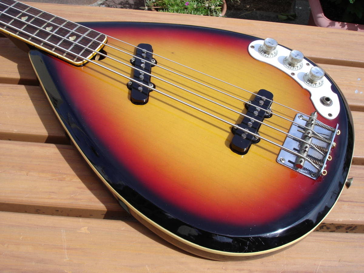 FERNANDES 琵琶ベース FYB-70 矢沢永吉 石ロゴ FERNANDES 琵琶ベース