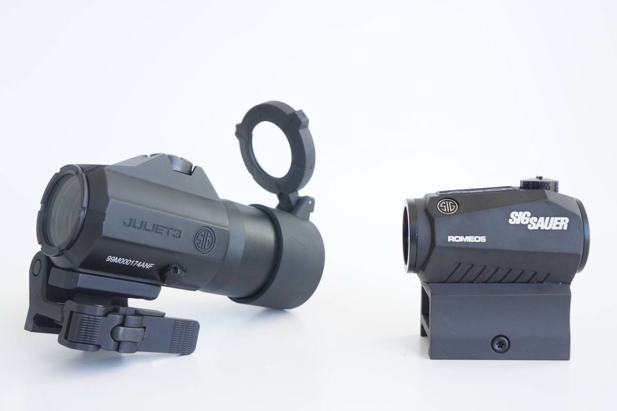 実物】sigsauer romeo5 ＆ Juliet3 ドットサイト サバゲ 【公式通販】