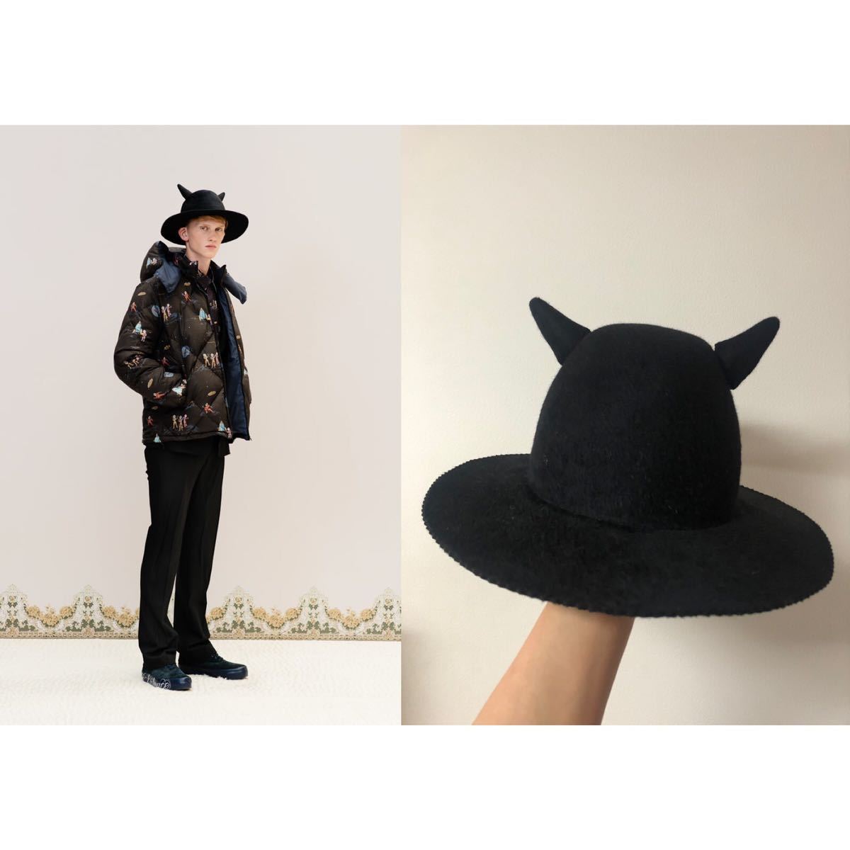 17AW UNDERCOVER ツノ付き フライトキャップ