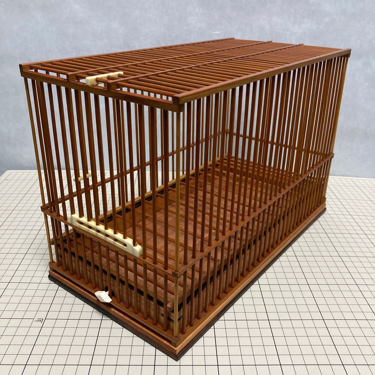 手作り品 メジロ 鳥かご 竹ひご 巣箱 鳥籠 竹製 小鳥 目白 ウグイス竹籠