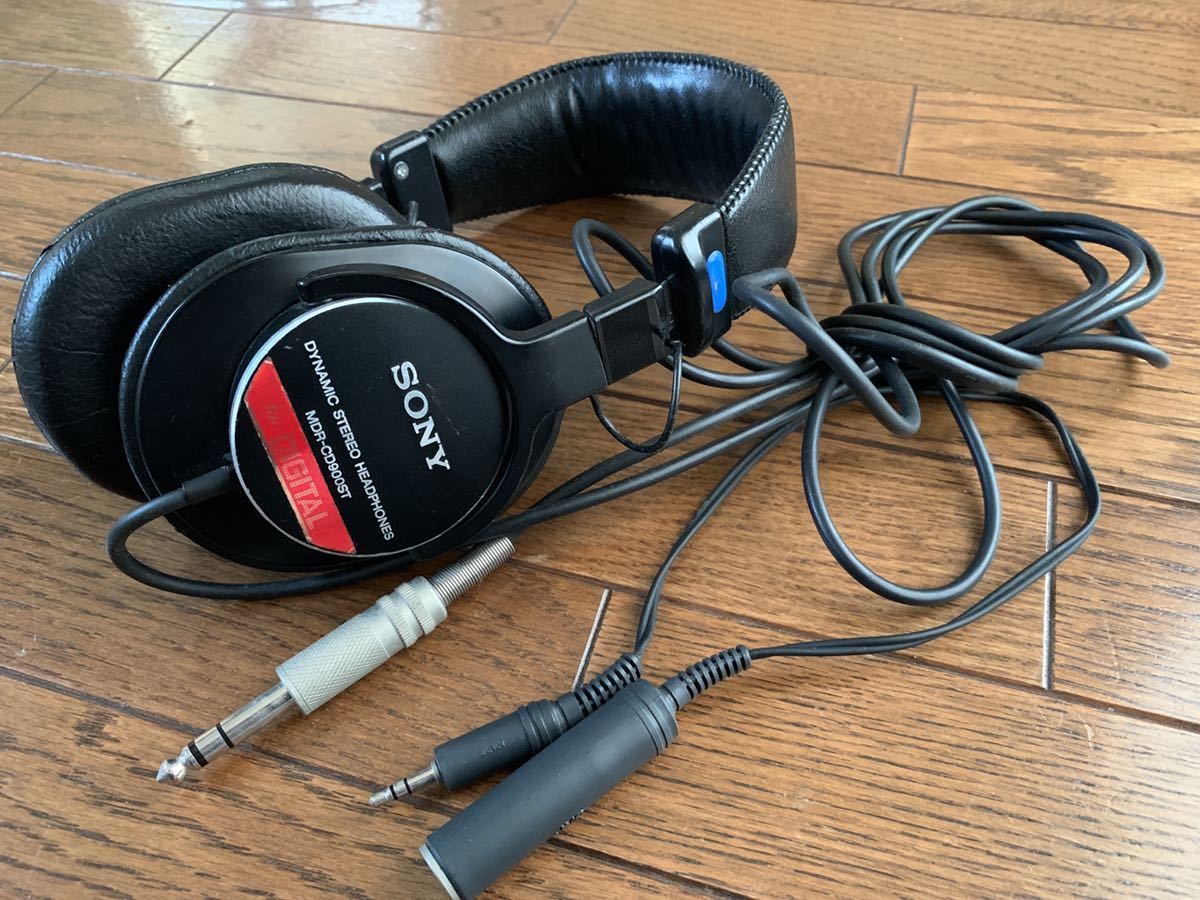 変換ジャック付き】SONY MDR-CD900ST 有線ヘッドホン ヘッドホン MDR