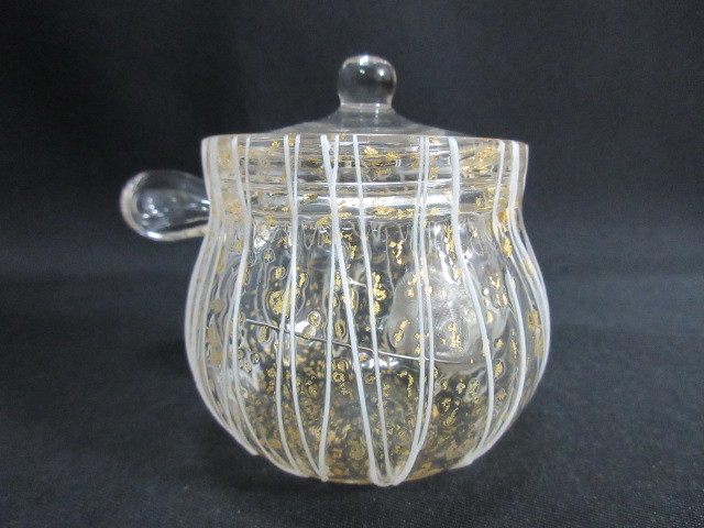 吉田勝美 玻璃の匠 未使用品 箱あり 急須