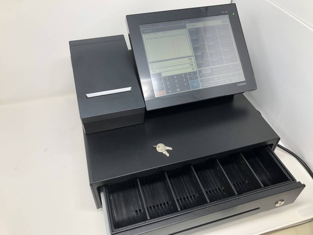 CASIO】 カシオ 高性能レジスター VX-100 Android搭載 タッチパネル