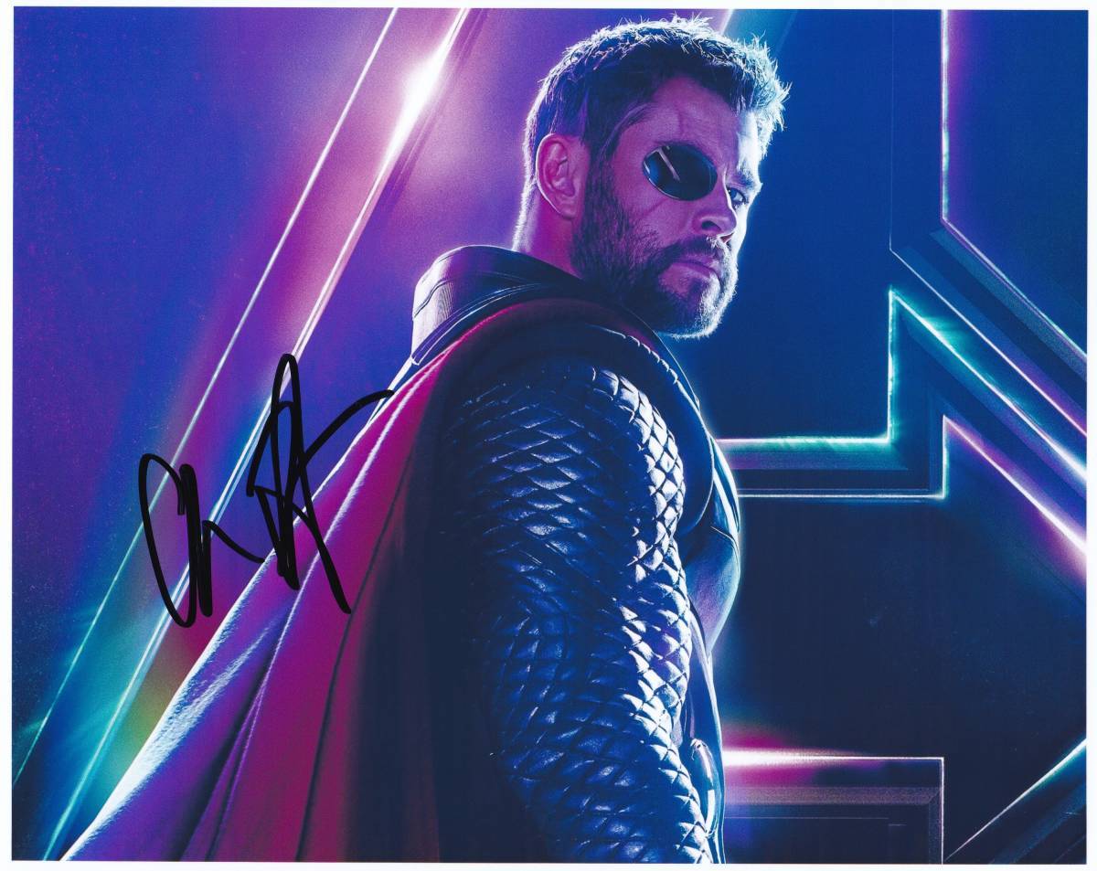 クリストファー・ヘムズワース ソー Marvel直筆サインカード マーベル