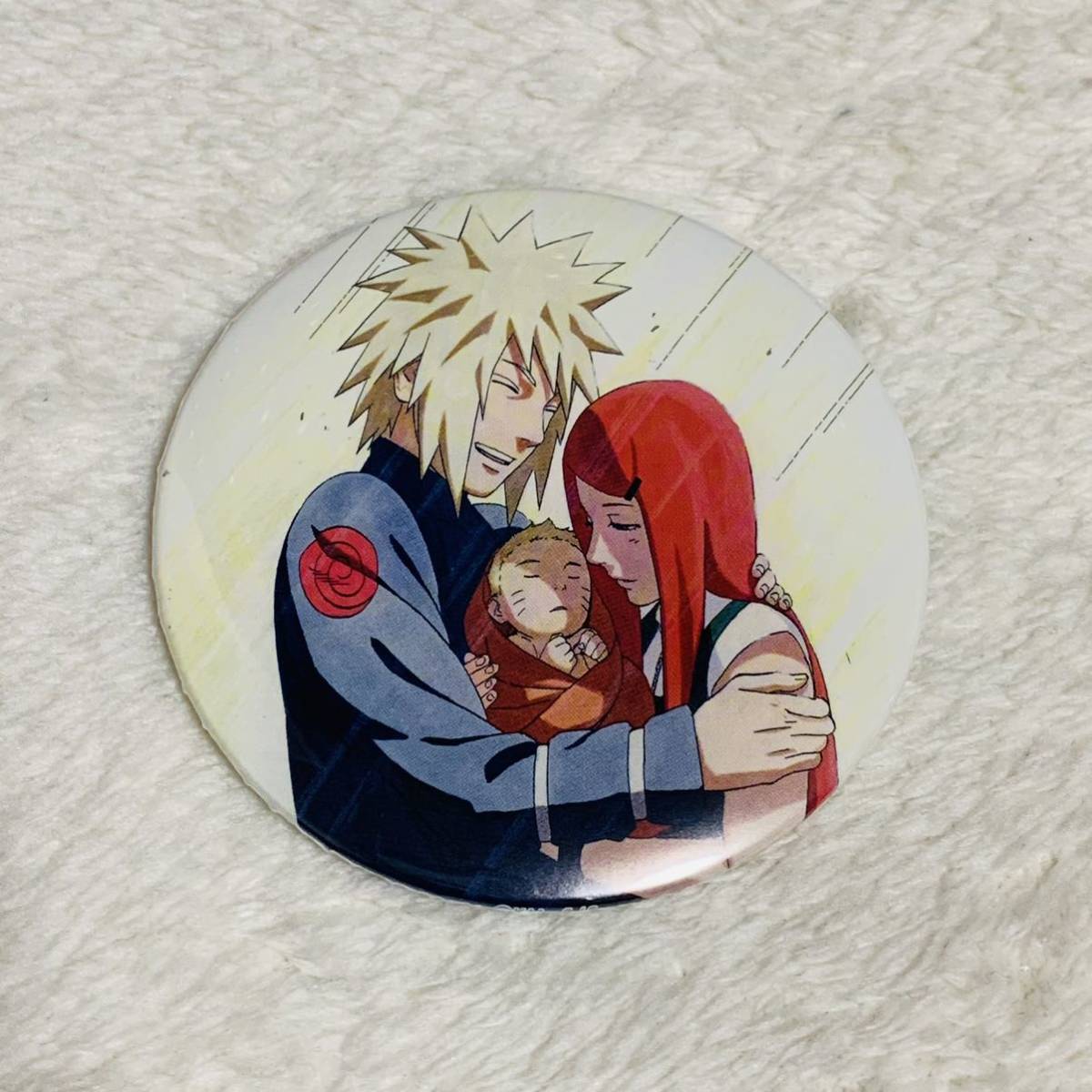 NARUTO j-world 絆 缶バッジ ナルト クシナ NARUTO J-WORLD 絆