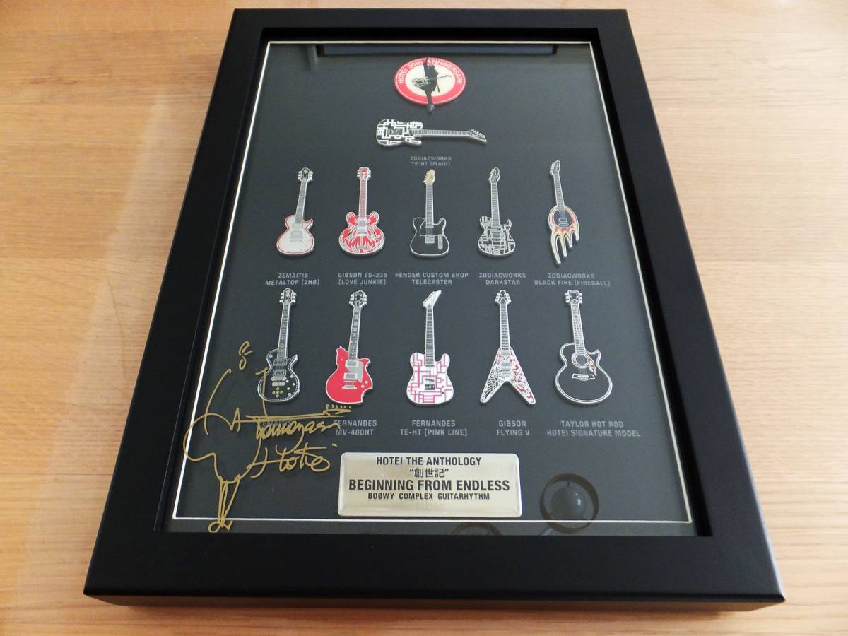 布袋寅泰 30周年 メモリアル ギターピンズセット 未使用未開封 布袋