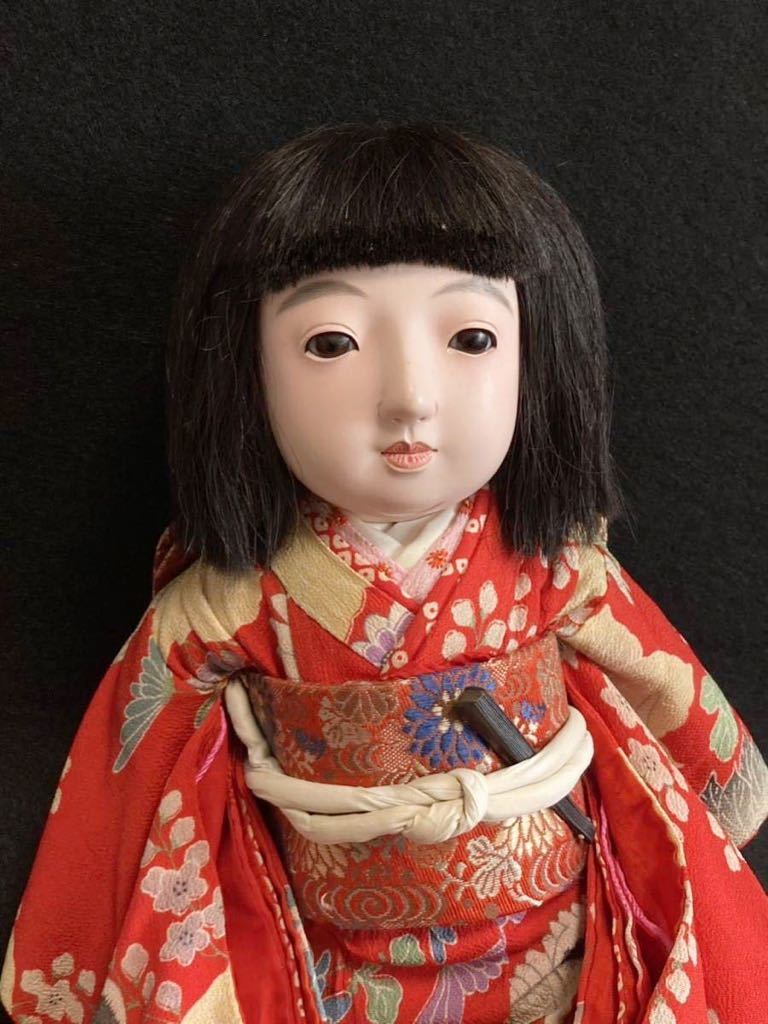 戦前？ 市松人形 42cm アンティークドール 人形 日本人形 市松人形
