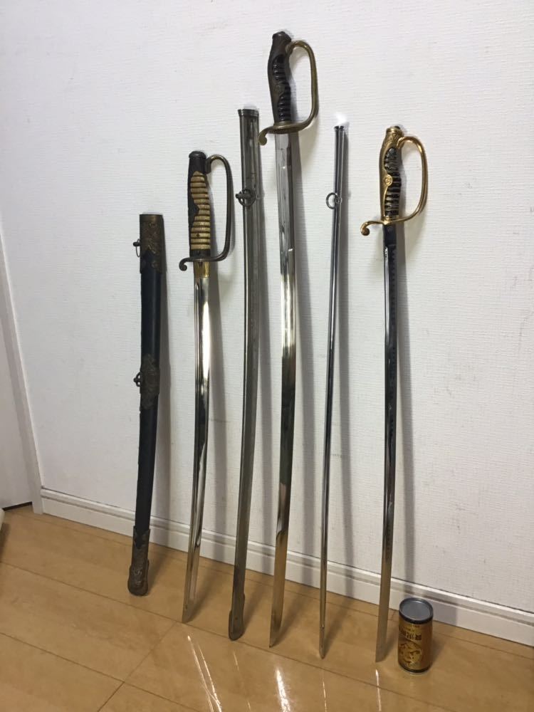 超精密複製品旧日本陸軍佐官級指揮刀実物刀付き