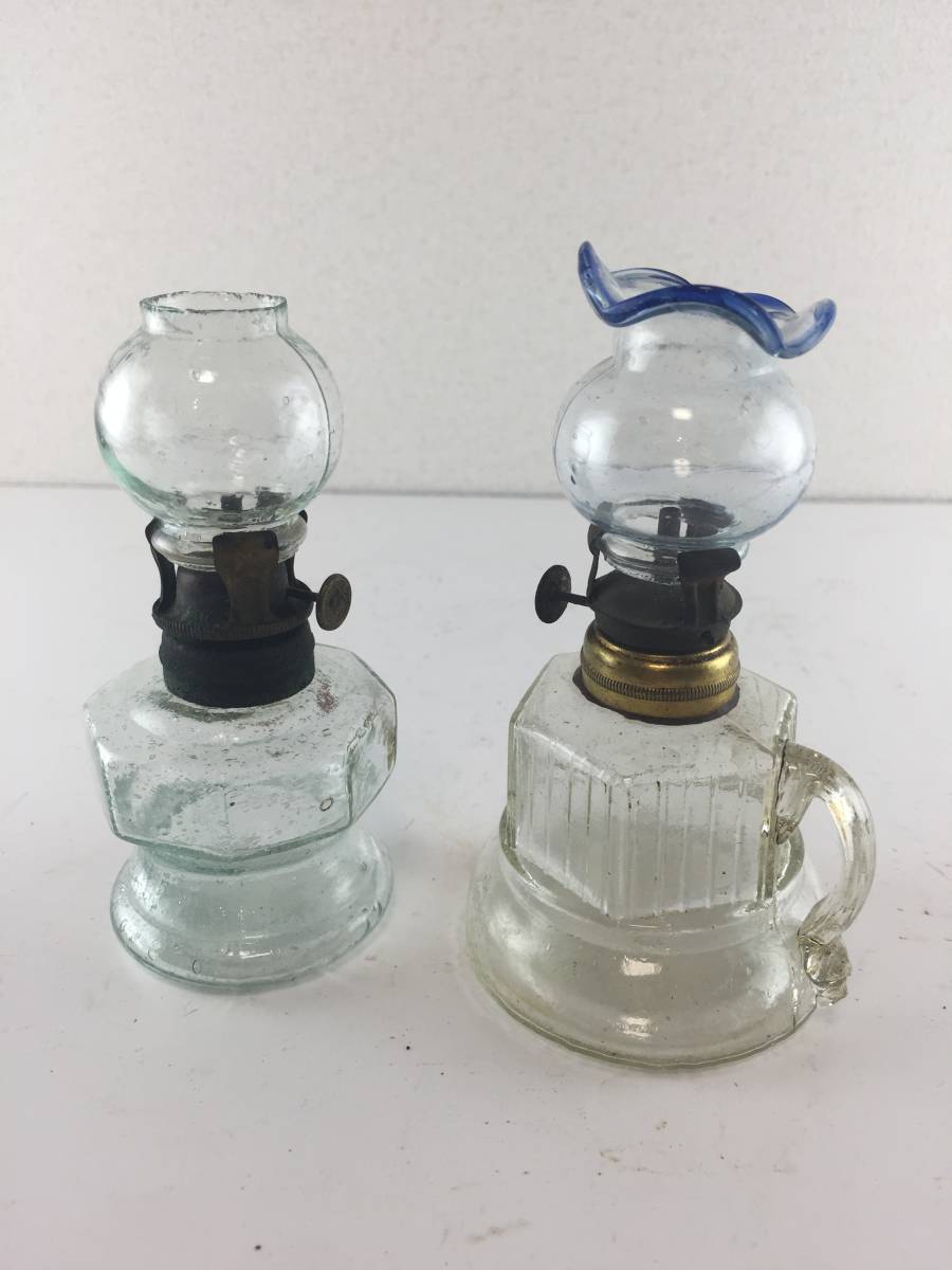 明治大正期 昭和レトロ 金魚 ランプ ホヤ 和ガラス アンティーク