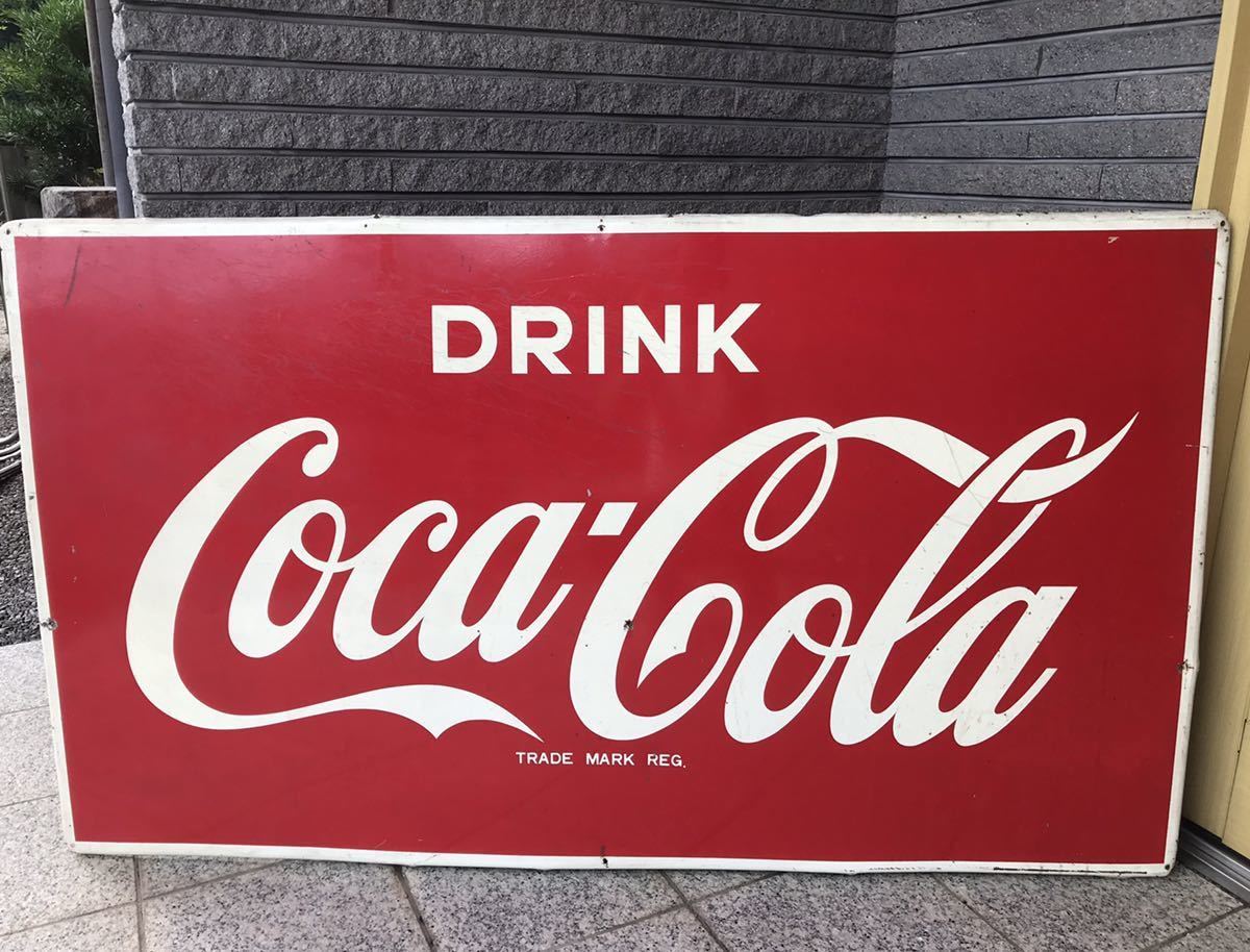 コーラ 看板 鉄 ブリキ ブリキ看板Coca-Cola／コカ・コーラ Ice Cold