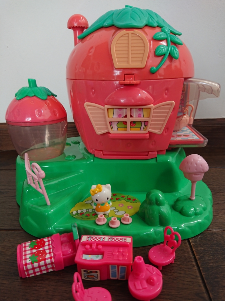 いちごのお家のティーパーティー 絵本 サンリオ ボタンノーズ 昭和