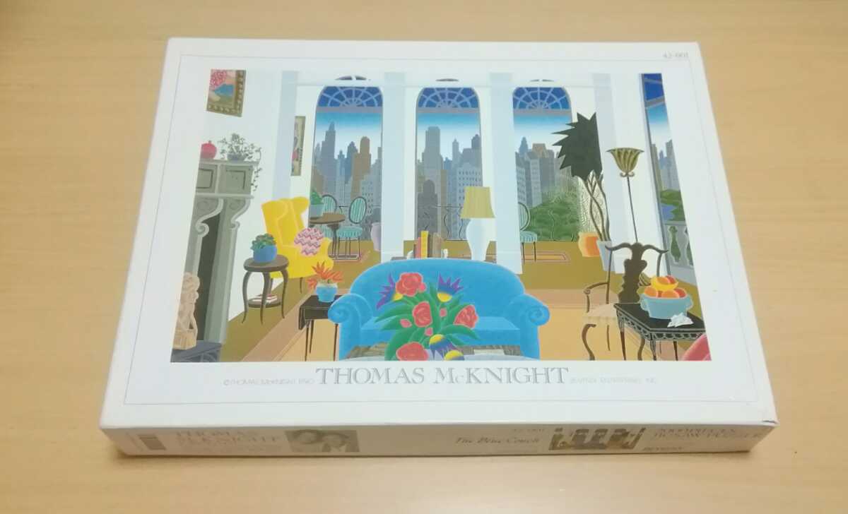 ビバリー ジグソーパズル ブルーカウチ トーマス・マックナイト