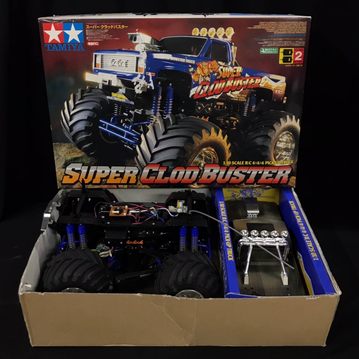 TAMIYA SUPER CLOUDBUSTER モンスタートラック プロポ付き One very
