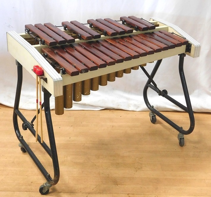 斉藤楽器製作所 マリンバ 立奏木琴 No.55 2オクターブ 25鍵 Saito 斉藤