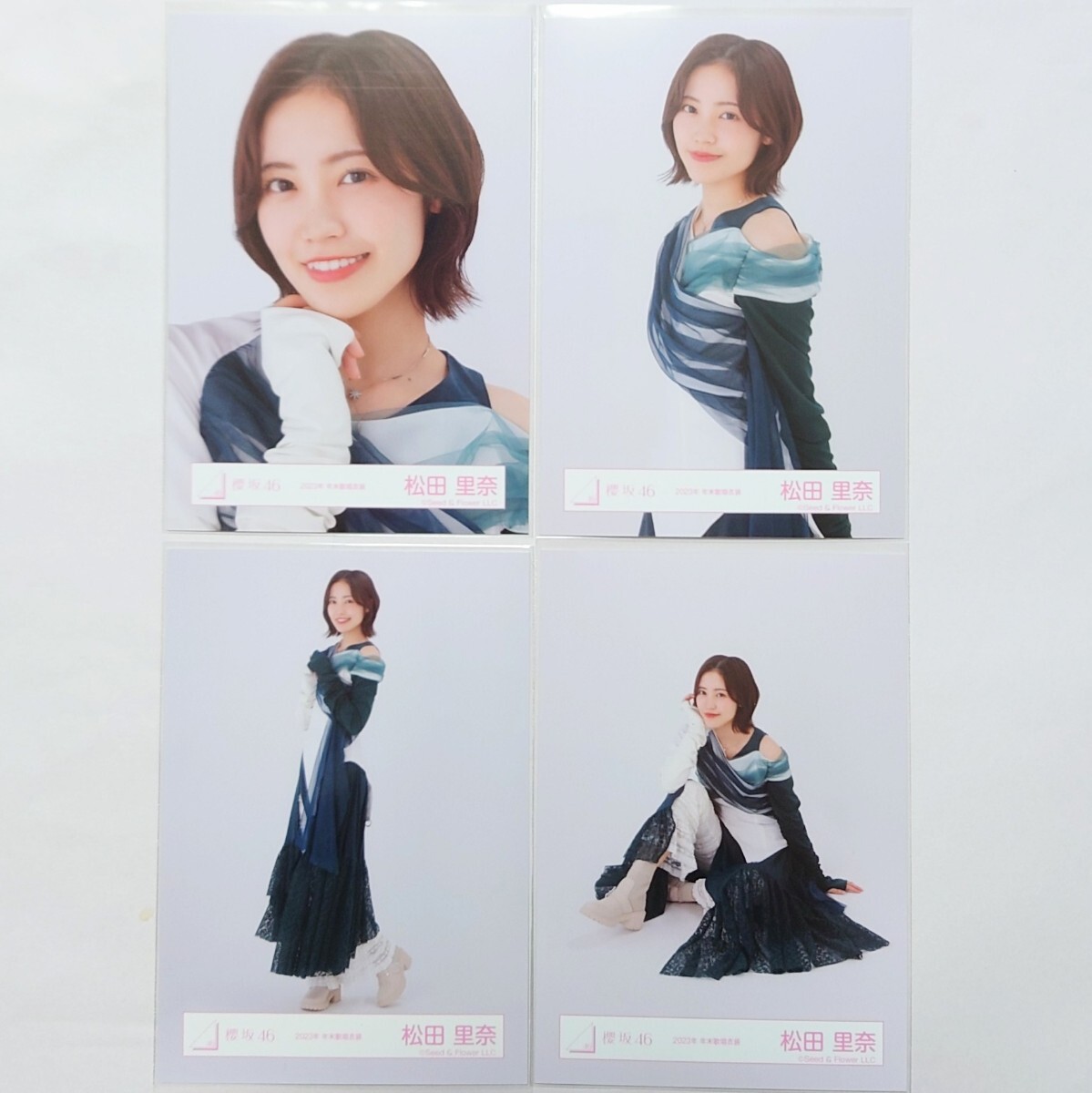 櫻坂46直筆 上村莉奈ヨリ2022年クリスマスサンタ衣装