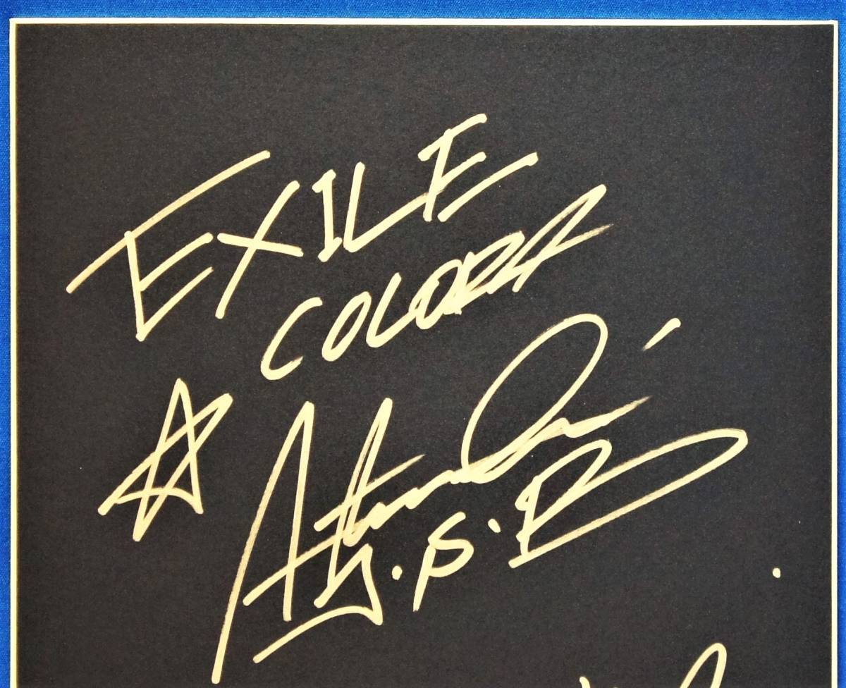 EX FAMILY EXILE 14人 直筆サイン 特大 色紙 ATSUSHI EX FAMILY EXILE