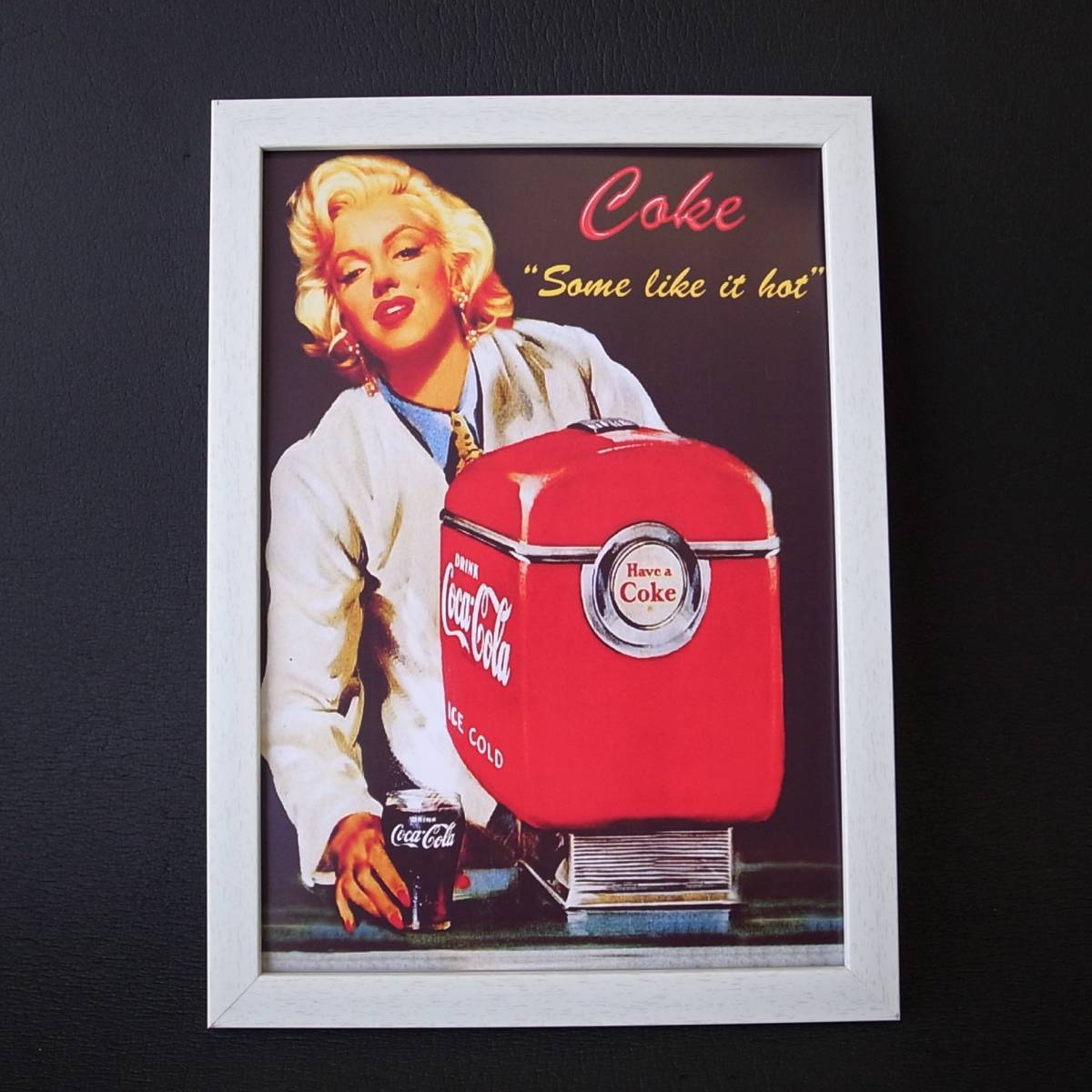 コカコーラ Coca-Colaパブミラー マリリン・モンロー マリリン