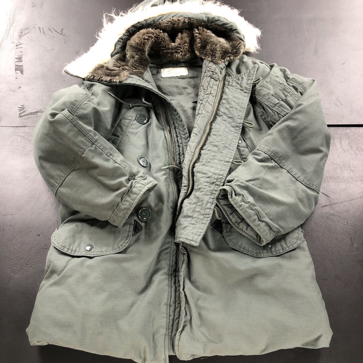 米軍 実物 N-3B XXS 希少XS 状態良好 日本サイズMからL程度