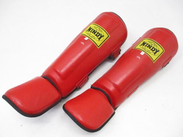 WINDY レッグプロテクター 赤 Lサイズ WINDY レッグプロテクター 赤 L