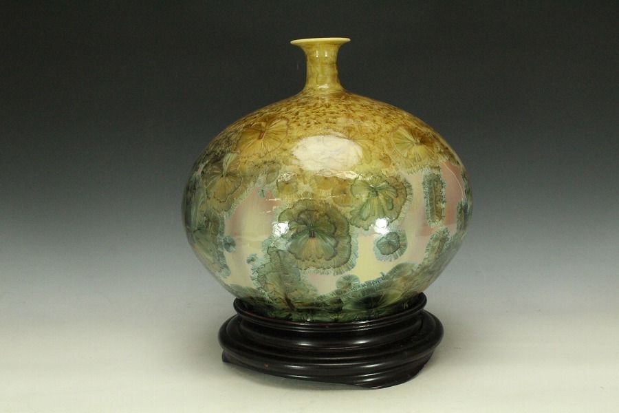 中国美術 粉彩 花鳥紋 珊瑚釉 遊高台 洗 φ14cm 光緒年製(LC255) 【公式