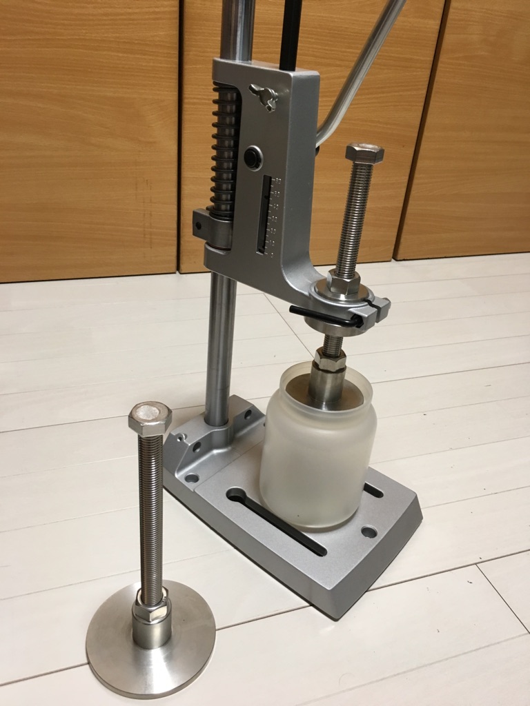 自作 菌糸ビン プレス機 注文 菌糸プレス機 自作 クワガタ カブト 菌糸