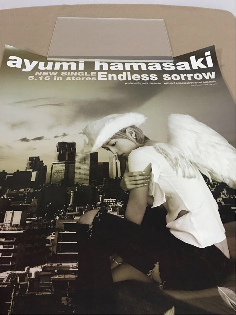 美品】 浜崎あゆみ B2 ポスター Endless sorrow
