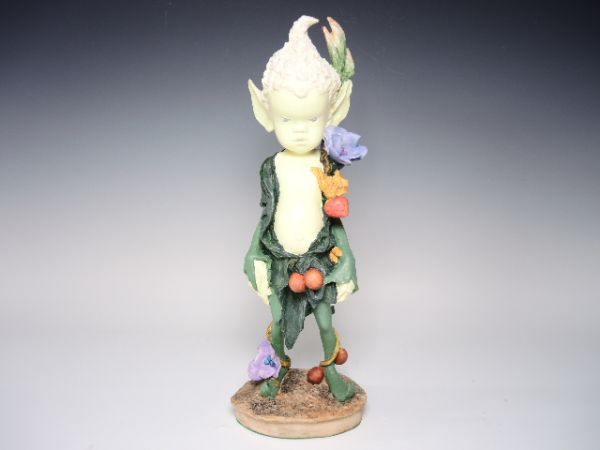 与勇輝 森の妖精 ニングル 陶器人形 Yahoo!オークション - 与勇輝 森の