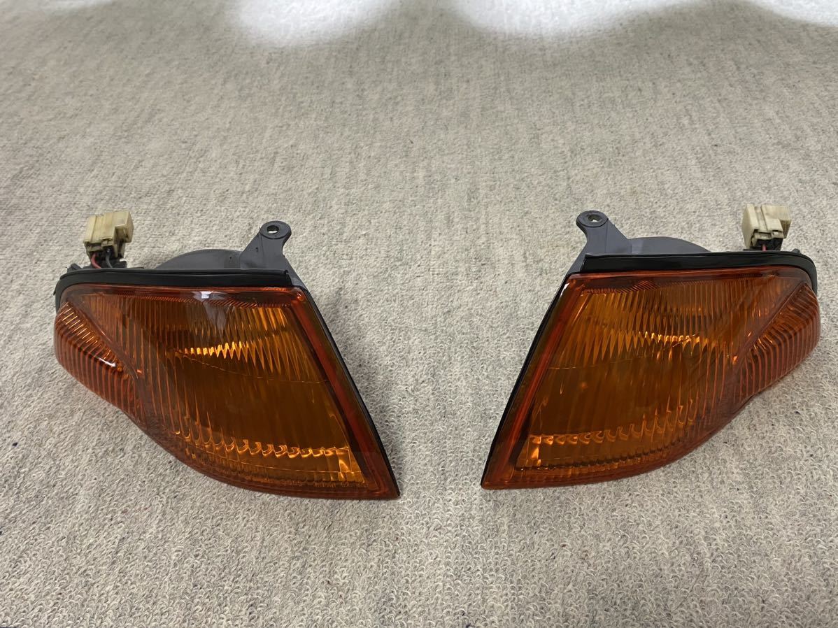 日産純正 BNR32 スカイラインGT-Rフロントウインカー レンズ左右
