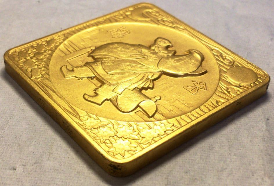 昭和天皇 御即位大禮 鏡型文鎮 昭和3年(1928年) 造幣局整