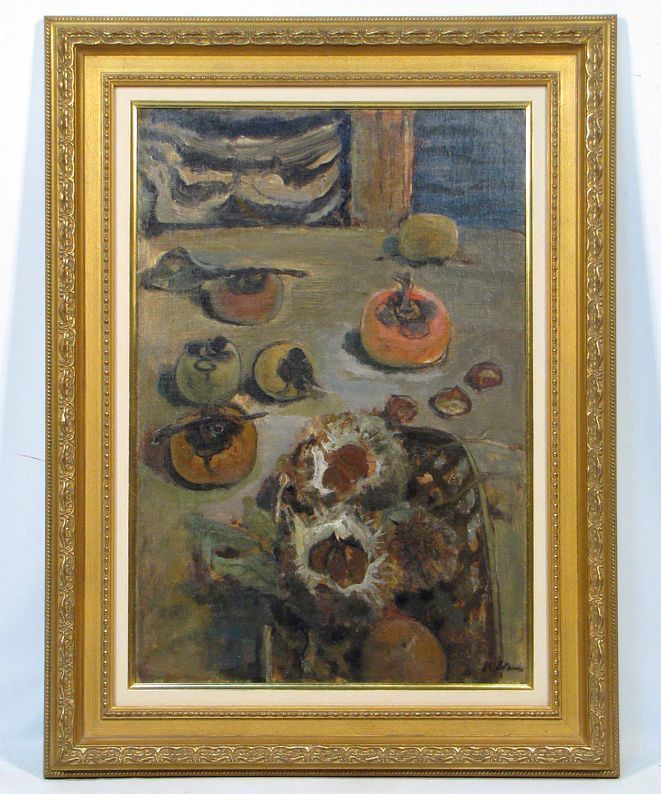 真作】「希少」絵画 油彩 伊谷賢蔵(風景) 伊谷レッド